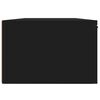 vidaXL Armoire murale noir 68x30x20 cm bois d'ing&eacute;nierie