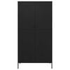 vidaXL Garde-robe Noir 90x50x180 cm Acier