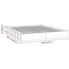 vidaXL Cadre de lit sans matelas 120x200 cm bois massif