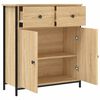 vidaXL Buffet ch&ecirc;ne sonoma 70x30x80 cm bois d'ing&eacute;nierie