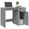 vidaXL Bureau Sonoma gris 100x49x75 cm Bois d'ing&eacute;nierie