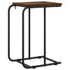 vidaXL Table d'appoint Ch&ecirc;ne fum&eacute; 40 x 31 x 55 cm Bois d'ing&eacute;nierie