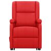 vidaXL Fauteuil de massage Rouge Similicuir