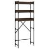 vidaXL &Eacute;tag&egrave;re de lave-linge ch&ecirc;ne marron 67x25x163 cm bois ing&eacute;nierie