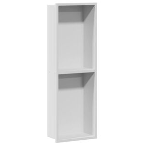 vidaXL Niche de Douche Blanc 60 x 20 x 9,5 cm Acier inoxydable