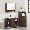 vidaXL Ensemble de meubles de salle de bain 3 pcs Chêne marron