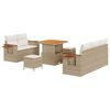 vidaXL Ensemble de canap&eacute; de jardin 10 pc 7-Nombre de places