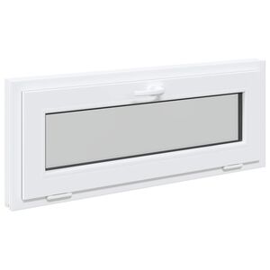 vidaXL Fen&ecirc;tre de sous-sol RISOR 110 x 40 cm PVC et verre