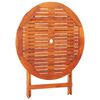 vidaXL Ensemble &agrave; manger d'ext&eacute;rieur pliable 5 pcs Bois d'eucalyptus