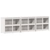 vidaXL Meuble de cuisine d'ext&eacute;rieur MEPPEL 3 pc Blanc