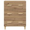 vidaXL Buffet Ch&ecirc;ne artisanal 69,5 x 34 x 90 cm Bois d'ing&eacute;nierie
