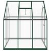 vidaXL Serre avec cadre de base vert 169x169x195 cm aluminium