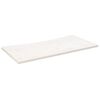 vidaXL Dessus de bureau blanc 110x55x2,5 cm bois massif de pin