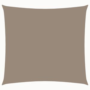 vidaXL Voile de parasol tissu oxford carr&eacute; 2,5x2,5 m taupe