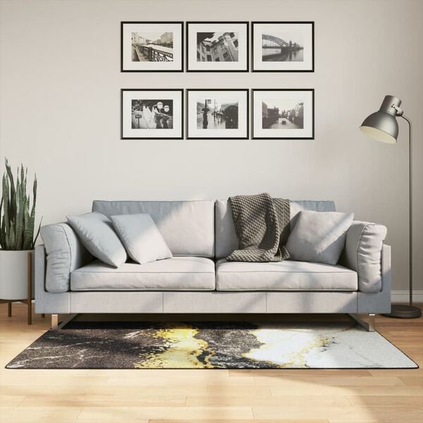 vidaXL Tapis lavable multicolore 80x150 cm