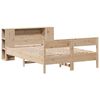 vidaXL Lit bibliothèque sans matelas 120x190 cm bois de pin massif