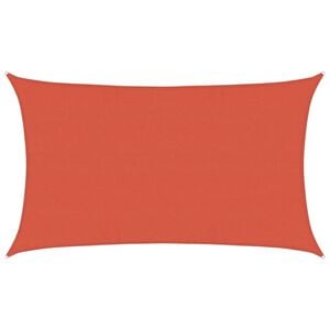 vidaXL Voile d'ombrage 160 g/m&sup2; Terre cuite 5x8 m PEHD
