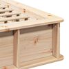 vidaXL Cadre de lit Marron 120 x 200 cm Bois de pin massif