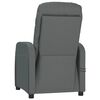 vidaXL Fauteuil électrique de massage Gris foncé Tissu
