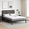 vidaXL Surmatelas Blanc 140 x 200 cm Tissu jacquard