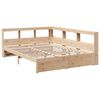 vidaXL Lit biblioth&egrave;que sans matelas 160x200 cm bois massif de pin
