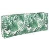 vidaXL Set de coussins de palette Floral 3 pcs Motif Feuille Verte
