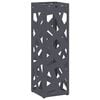 vidaXL Stand de Parapluie de Pluie Anthracite 15,5 x 15,5 x 49 cm