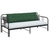 vidaXL Coussin de Dos Vert Jungle 180 x 50 cm Tissu en velours c&ocirc;tel&eacute;