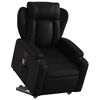 vidaXL Fauteuil inclinable de massage Noir Similicuir