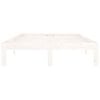 vidaXL Cadre de lit sans matelas blanc bois de pin massif 120x200 cm