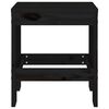 vidaXL Tabourets de jardin lot de 2 noir 40x36x45 cm bois massif pin