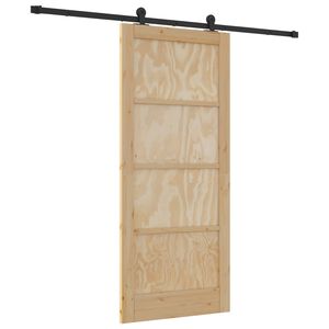vidaXL Porte coulissante ORKDAL Naturel 86 x 198,5 cm