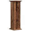 vidaXL Support pour plantes vieux bois 33x33x100 cm bois d'ing&eacute;nierie