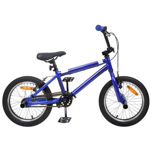 vidaXL BMX 20 Pouces pour les plus de 9 ans Bleu fonc&eacute;