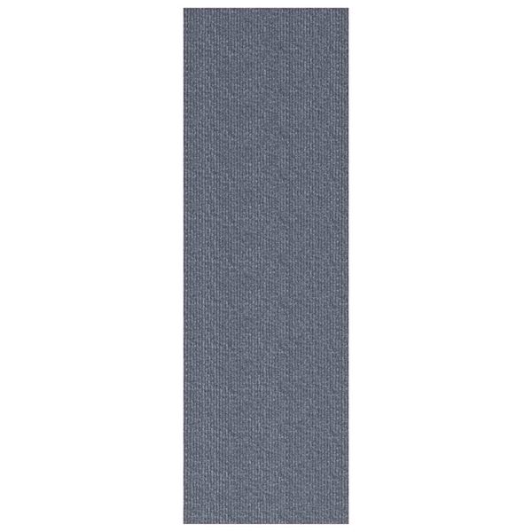 vidaXL Tapis Couloir Gris clair 80 x 400 cm tissu