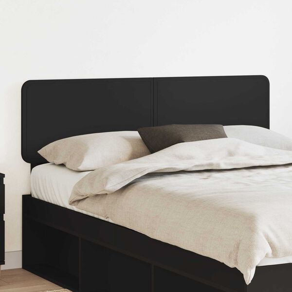 vidaXL T&ecirc;te de lit Ch&ecirc;ne noir 90 cm Bois d'ing&eacute;nierie