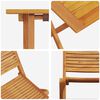 vidaXL Ensemble bistro pliant 3 pcs Marron Bois d'Acacia Massif