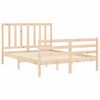 vidaXL Cadre de lit sans matelas bois de pin massif