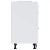 vidaXL Armoire de cuisine Porto blanc bois d'ingénierie