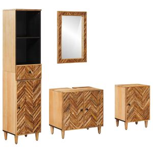 vidaXL Ensemble de Meubles de Salle de Bain avec tiroir 4 pcs