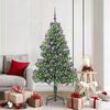 vidaXL Sapin de No&euml;l avec 300 LED avec support Vert 180 cm PVC