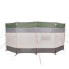 vidaXL Brise-vent de camping vert 366x152x152 cm imperm&eacute;able