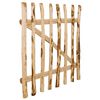 vidaXL Portillon simple de cl&ocirc;ture Bois de noisetier 100x100 cm