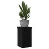 vidaXL Support de Plante 2 pcs Chêne noir 10 x 10 x 18 cm