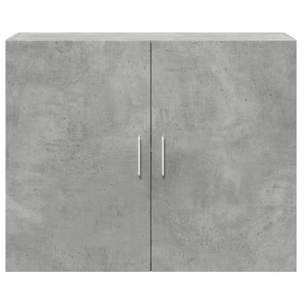 vidaXL Armoire murale gris b&eacute;ton 80x42,5x64 cm bois d'ing&eacute;nierie