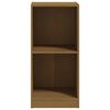 vidaXL Armoire d'appoint Marron miel 35,5x33,5x76cm Bois de pin massif