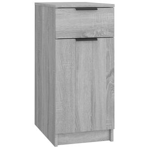 vidaXL Armoire de bureau Sonoma gris 33,5x50x75 cm Bois d'ing&eacute;nierie