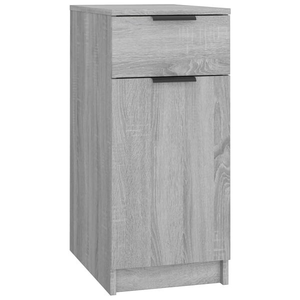 vidaXL Armoire de bureau Sonoma gris 33,5x50x75 cm Bois d'ing&eacute;nierie