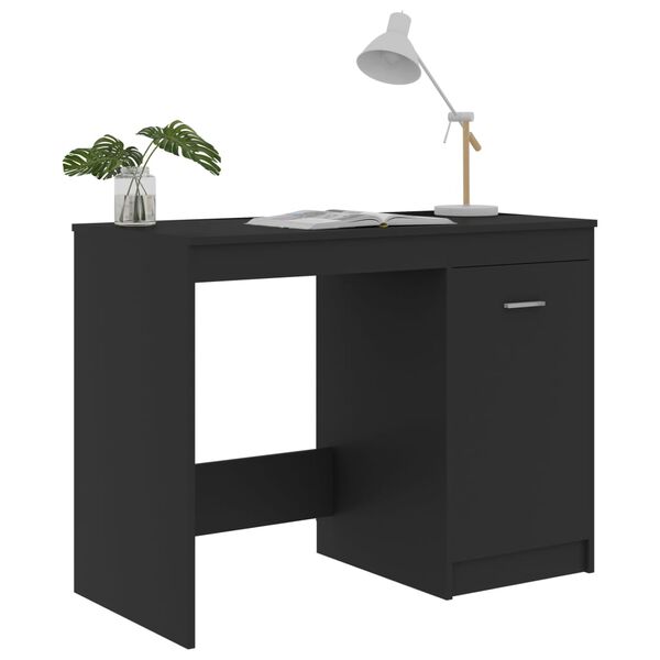 vidaXL Bureau Gris 100x50x76 cm Bois d’ingénierie