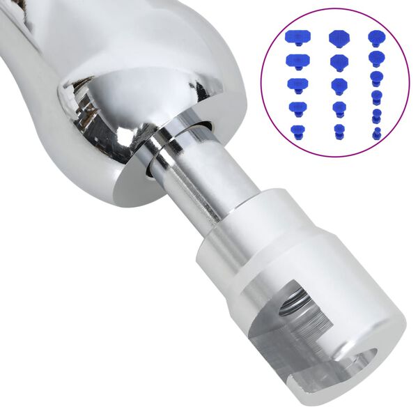 vidaXL Kit de d&eacute;bosselage pour d&eacute;bosselage sans peinture 19 pcs